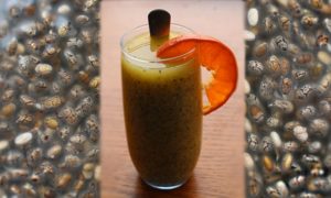 Orange Cream Chia Drink