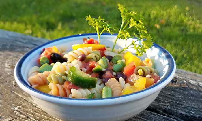 pasta-salad-plant-based Plant-based Pasta Salad