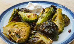 Oven Roasted Brussels Sprouts