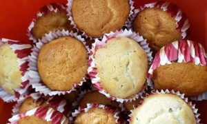 Vegan Blueberry and Strawberry Muffins