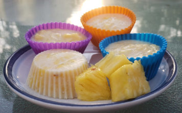 Dairy-Free Pineapple Ice Cream Cups