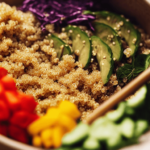 Vegan quinoa buddah bowl