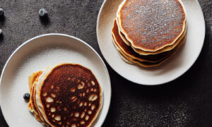 Fluffy Vegan Pancakes